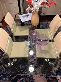 TAVOLO  IN CRISTALLO Eta Beta di Zanotta