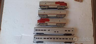 RIVAROSSI SANTA FE CONVOGLIO CON SIRENA E CARROZZE