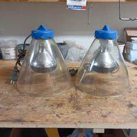 n.2 lampade per pulcini 