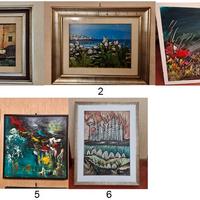 36 quadri contemporanei, anche separatamente 