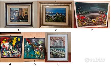36 quadri contemporanei, anche separatamente 