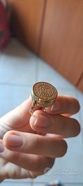 Get balmy gold boho ring