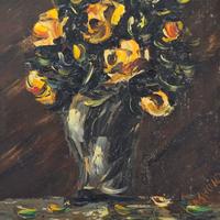 '900-quadro impress. olio spat. firm. A. TERNELLI