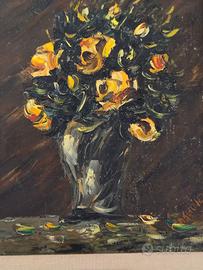 '900-quadro impress. olio spat. firm. A. TERNELLI