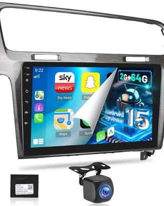 NHOPEE Carplay 2GB+64GB VW Golf 7 2011-2020 NUOVO