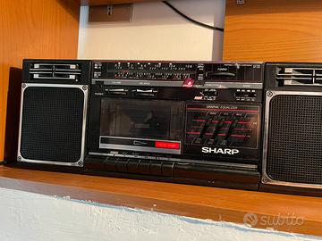 SHARP GF 320  vintage Boombox anni 80