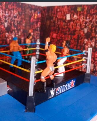 Diorama Ring Wrestling Artigianale