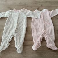 set 5 tutine neonato taglia 0-1 mesi
