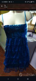 Vestito elegante blu 