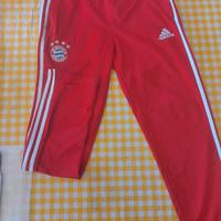 tuta adidas x bayer Monaco rossa 