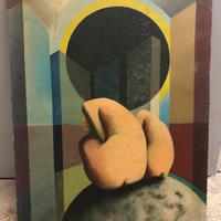 Quadro dipinto Opera riccioni75  50x70