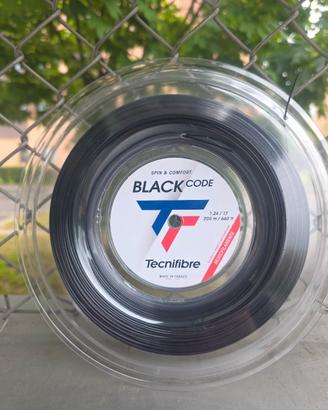 Tecnifibre Bobina 200M-BLACK Codice 1.24 Corda 