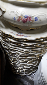 Servizio piatti Bavaria bordo oro 73 pezzi