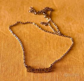 Collana con nome Beatrice