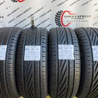 4 PNEUMATICI 205/50 R17 UNIROYAL ESTIVE SEMINUOVE