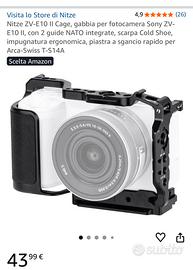 Cage Sony zv e10 ll