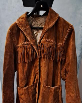 giacca in pelle Western 