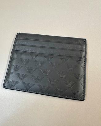 Emporio Armani Portacarte Uomo in Pelle