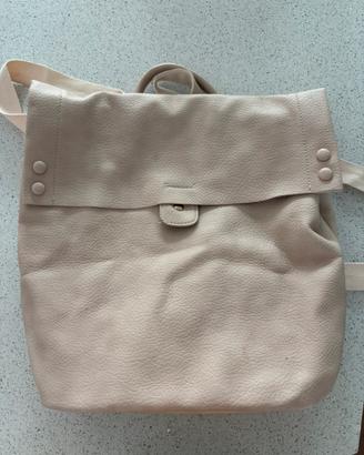 Zaino/borsa beige effetto pelle – super capiente
