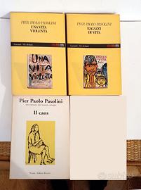3 libri di Pier Paolo Pasolini