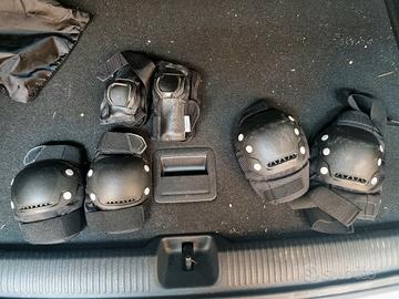 set protezioni per pattini /skate / monopattino S