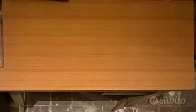 Tavolino dattilo vintage anni 70 Stile Industrial