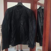 giacca uomo in ecopelle nera taglia Xl