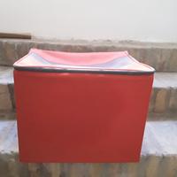 SCATTOLA  PIEGHEVOLE  DI TESSUTO ROSSO