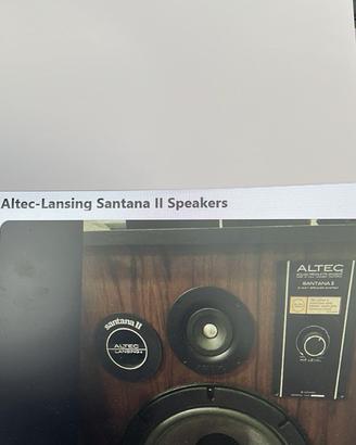 n.1 cassa austica mod altec lansing Santana2