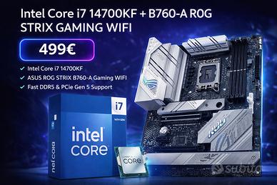 Bundle Gaming i7 14700KF + ROG STRIX B760-A WIFI