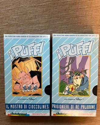 Videocassette vintage I Puffi