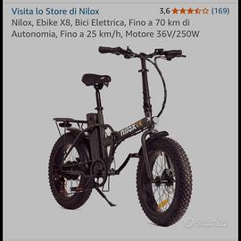 bici elettrica pieghevole Nilox X8 Plus