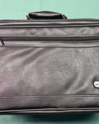 Borsa in pelle da ufficio Nera