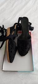 scarpe espadrillas nere