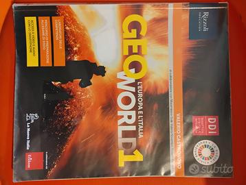 Geoworld 1 con atlante +fascicolo regioni italiane