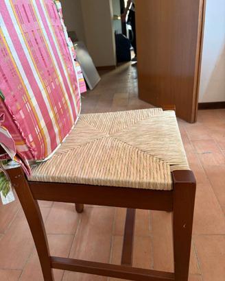 sedie in legno massello, Scavolini