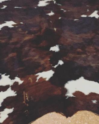 Tappeto in vera pelle bovina