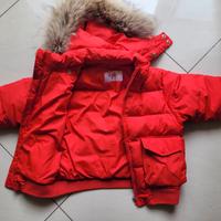 Piumino Il Gufo originale rosso bambino 4 anni