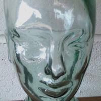 GRANDE TESTA ESPOSITIVA IN VETRO SOFFIATO