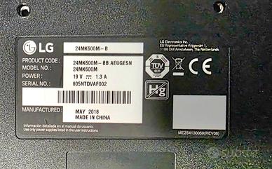 scheda madre di monitor lg 24 mk600m
