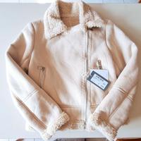 GIACCA BIKER SCAMOSCIATA EFFETTO MONTONE