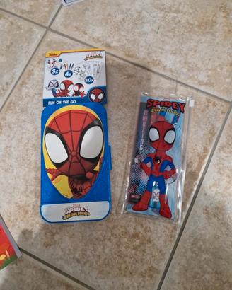 Astuccio e penne Spidey spiderman