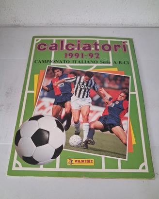 Album figurine calciatori panini 91/92 completo