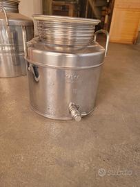 CONTENITORE CON RUBINETTO  INOX PER ALIMENTI 15L 