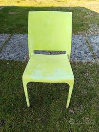 set di sedie da giardino verdi