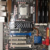 Scheda madre ASUS P6T Deluxe V2+XeonX5690+24GB RAM