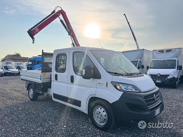 Fiat dicato 7 posti gru e cassone 2020