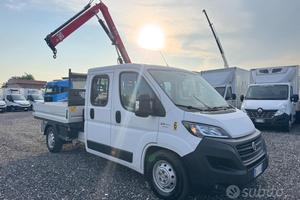 Fiat dicato 7 posti gru e cassone 2020
