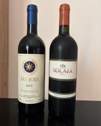 Sassicaia e Solaia