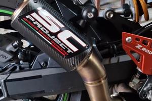 Terminale sc project crt carbonio per kawasakiz900